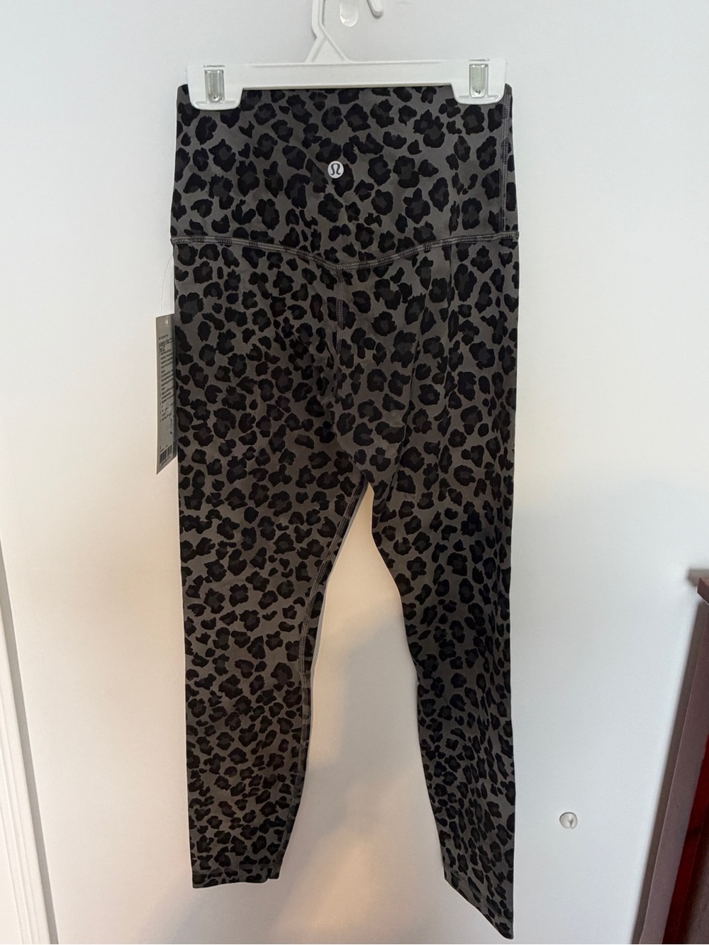 Lululemon Align HR Pant 25” True Leopard Black Multi Size 4